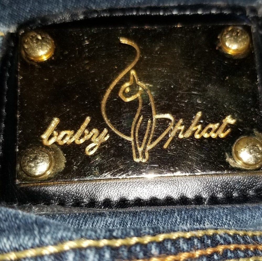 Baby Phat Carpenter Jeans Stretchy Flare Leg Size 7 - Picture 11 of 11